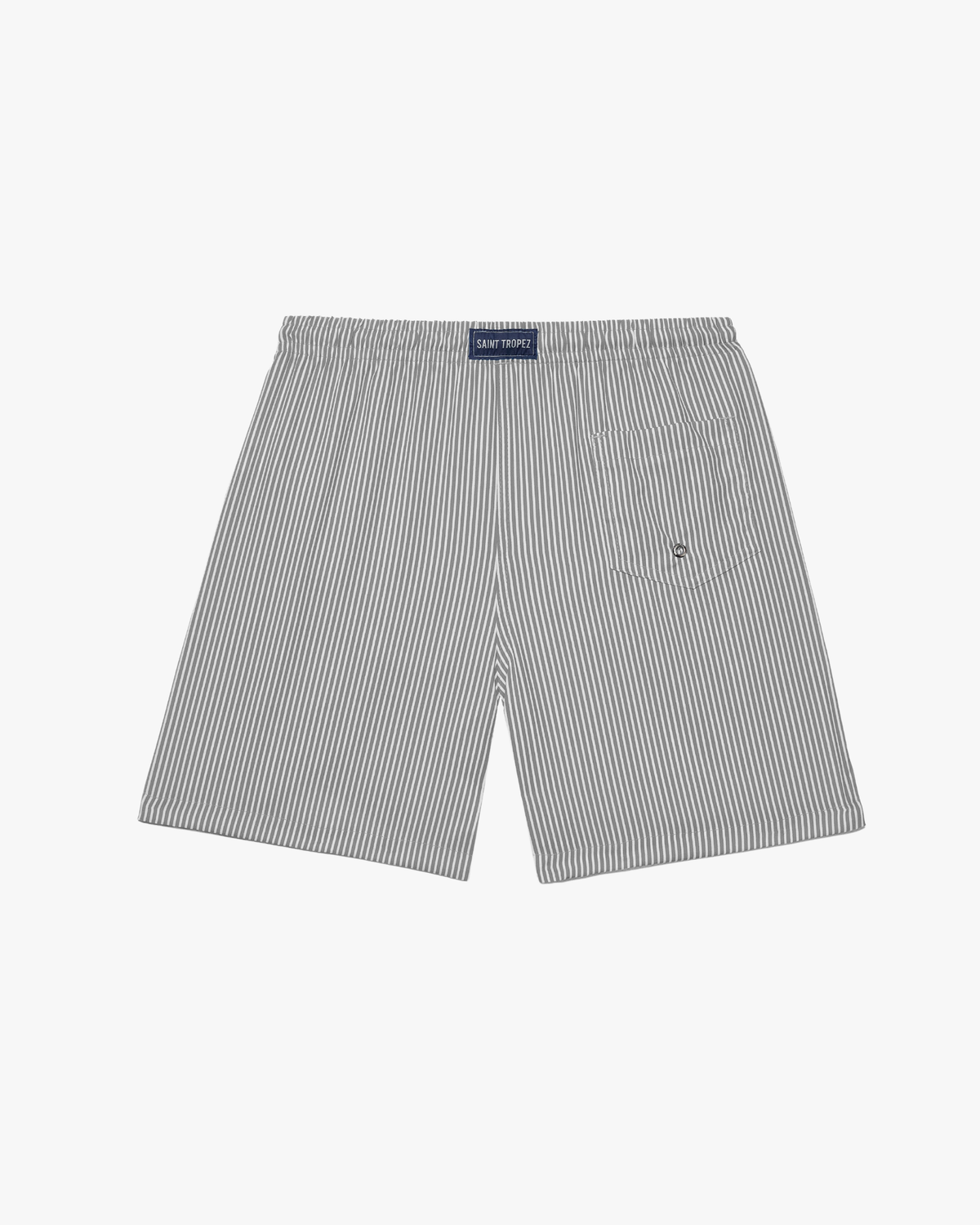 SHORTS LISTRADO CINZA