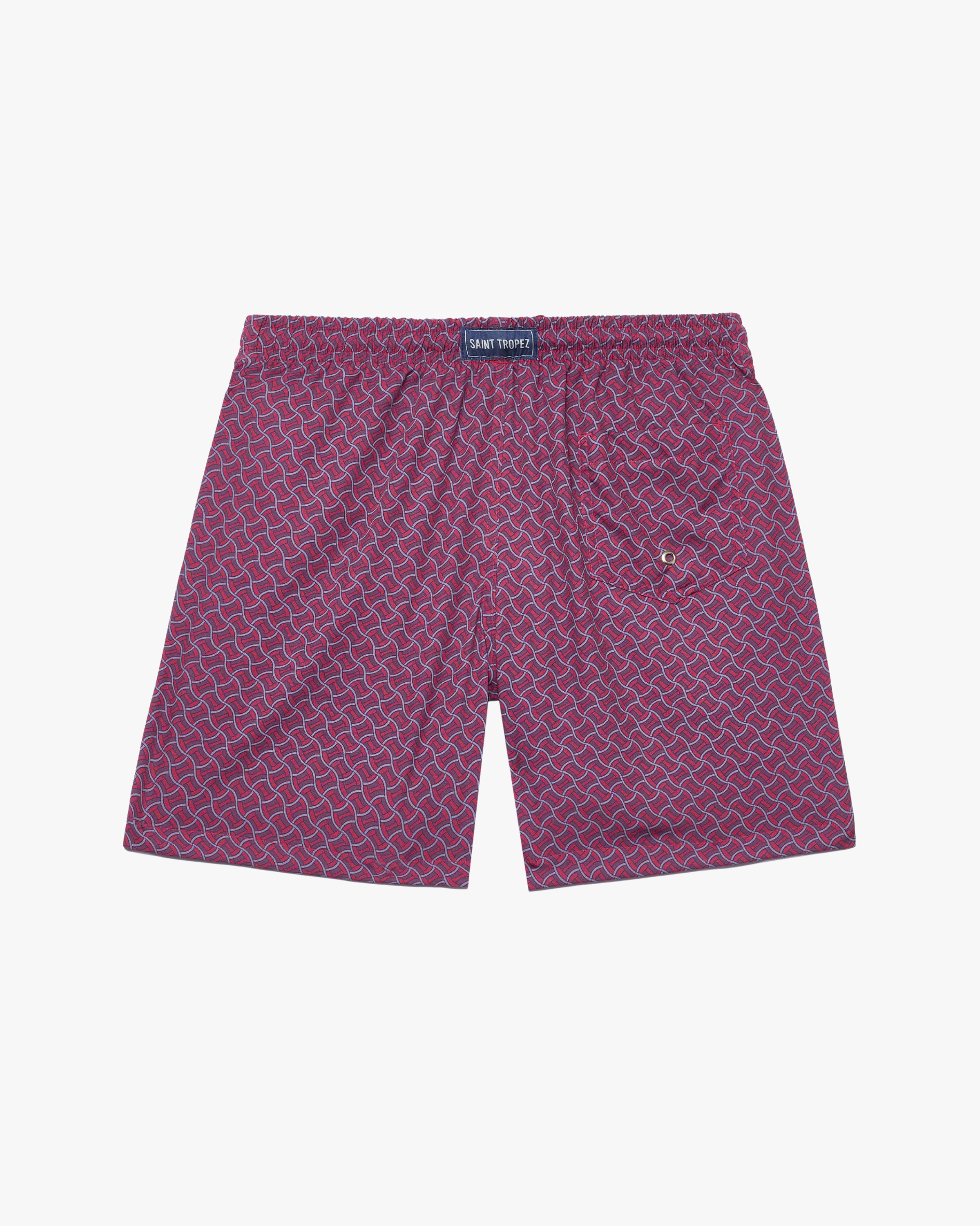 SHORTS TRAMA VERMELHO