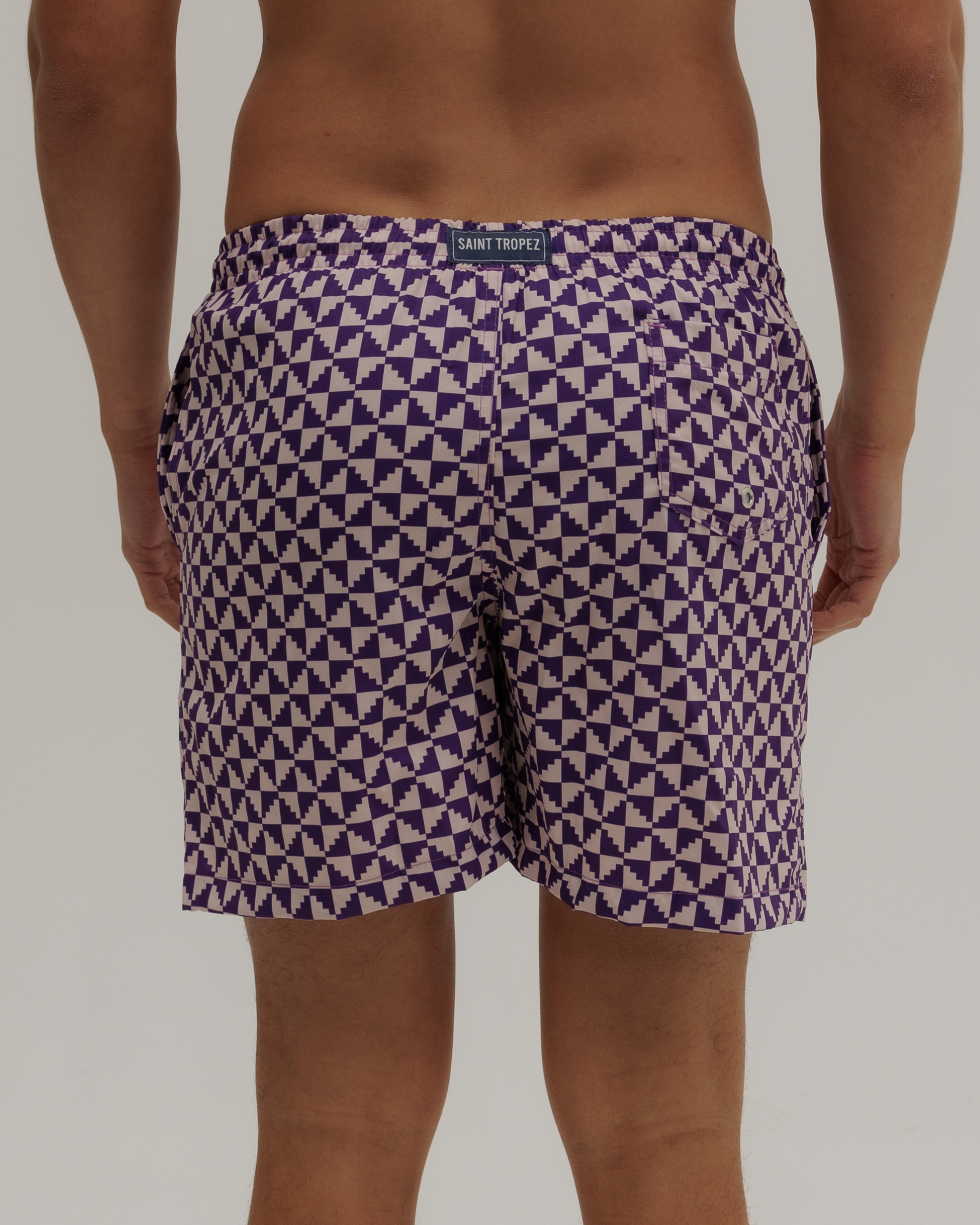 SHORTS PUZZLE ROXO