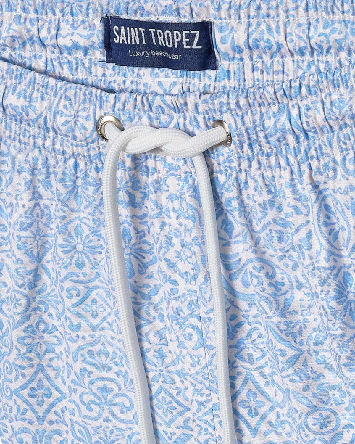 SHORTS MOSAICO PORTUGUÊS AZUL