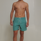 SHORTS LISTRADO VERDE