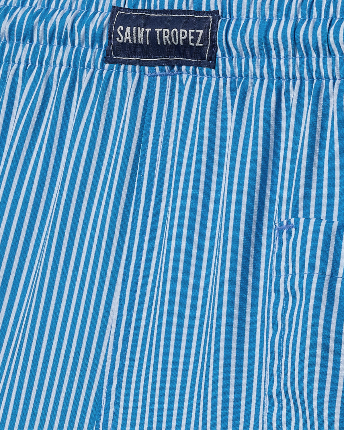 SHORTS LISTRADO AZUL