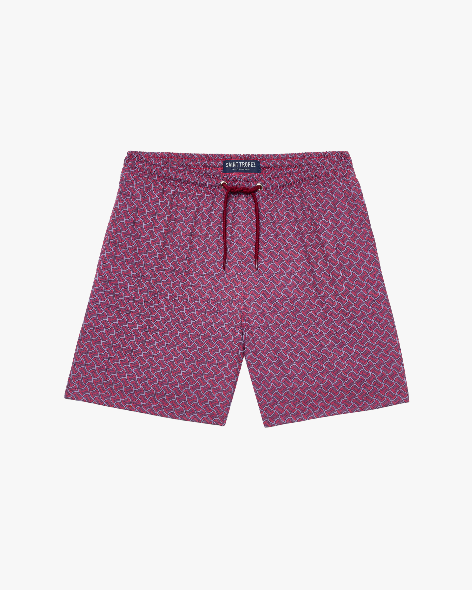 SHORTS TRAMA VERMELHO