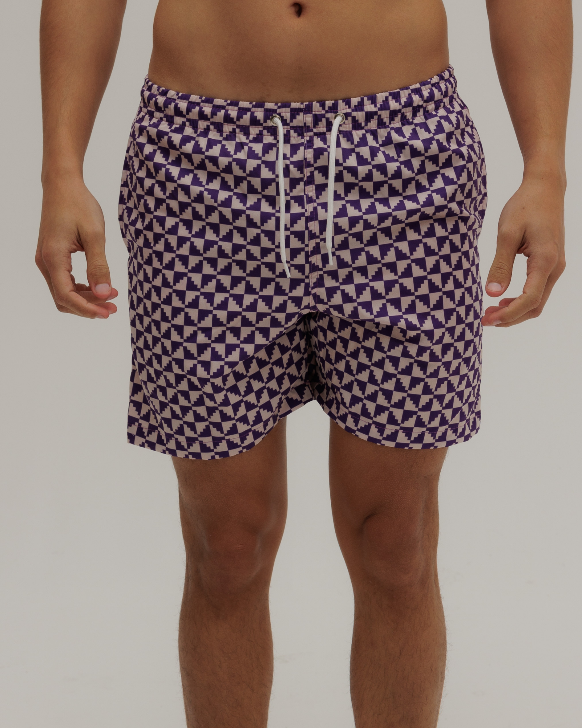 SHORTS PUZZLE ROXO