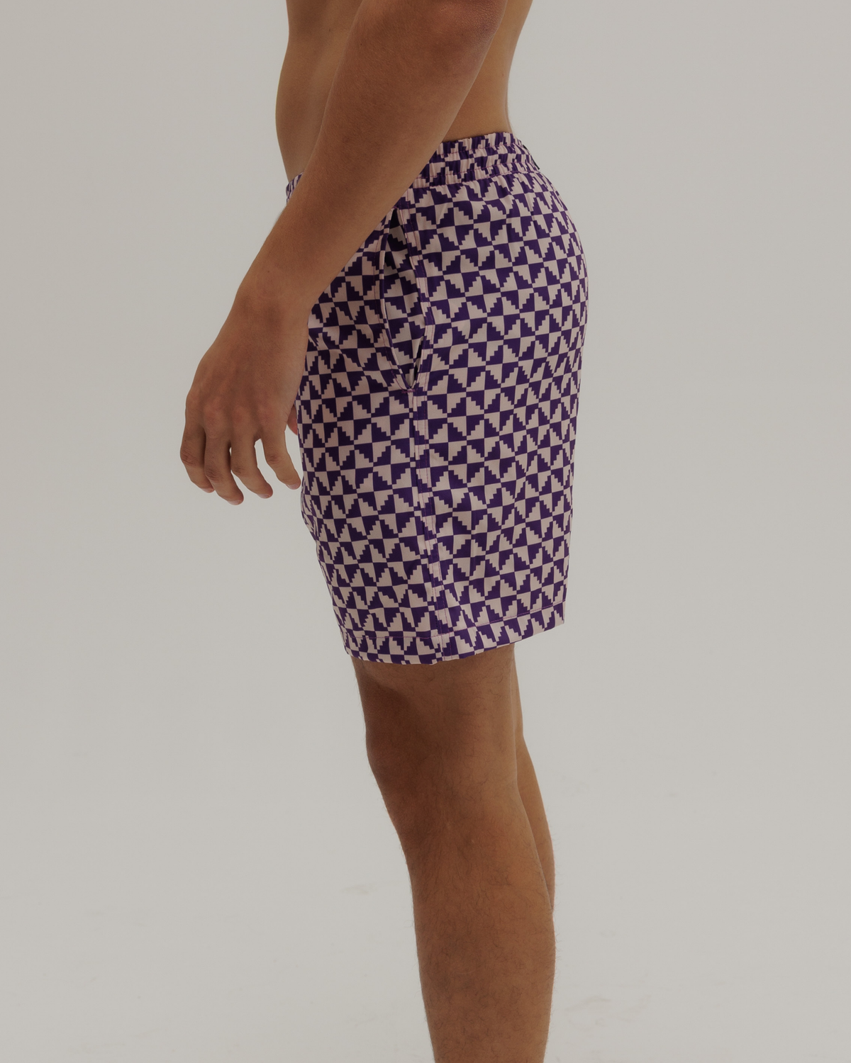 SHORTS PUZZLE ROXO