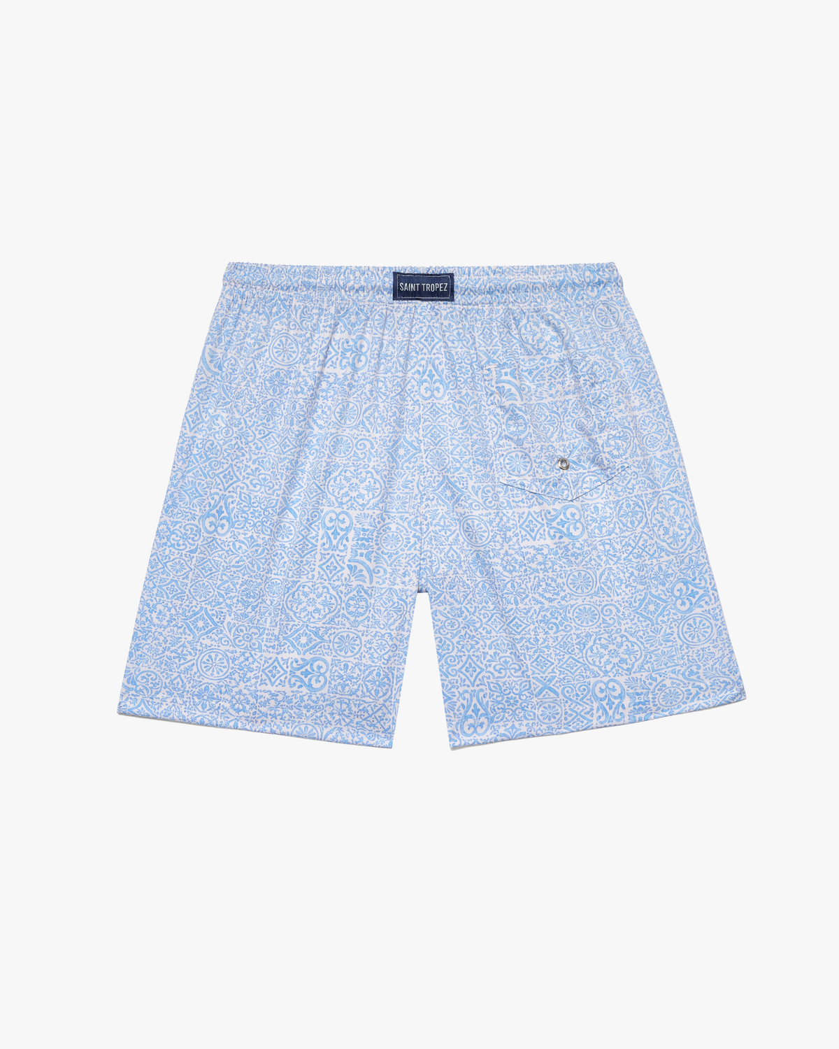 SHORTS MOSAICO PORTUGUÊS AZUL