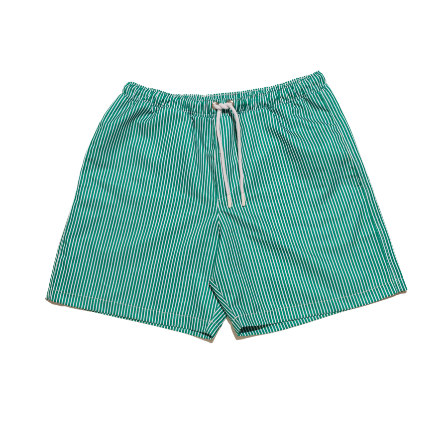 SHORTS LISTRADO VERDE